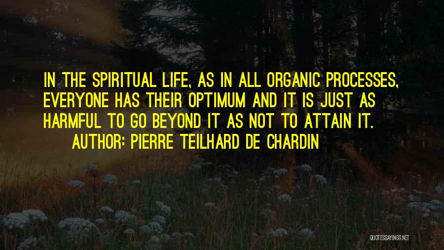 Optimum Quotes By Pierre Teilhard De Chardin