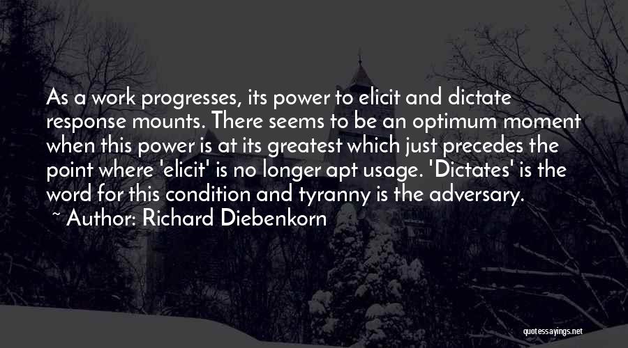 Optimum Quotes By Richard Diebenkorn