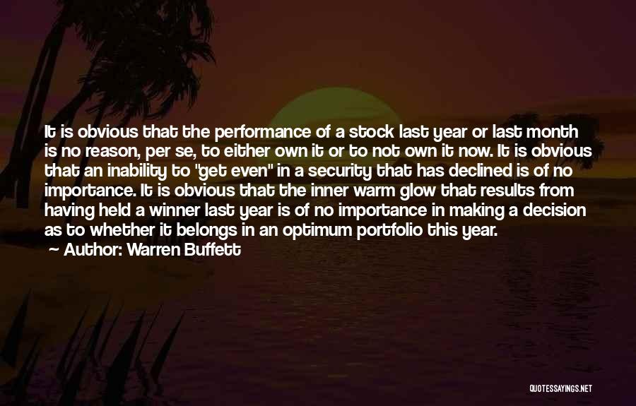 Optimum Quotes By Warren Buffett