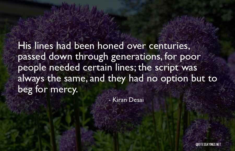 Option For The Poor Quotes By Kiran Desai