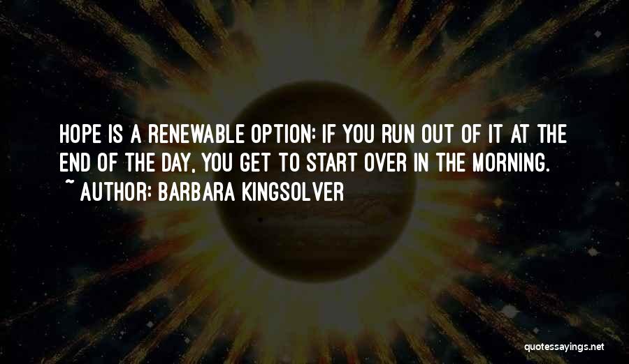 Option Quotes By Barbara Kingsolver
