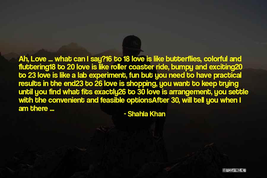 Options In Love Quotes By Shahla Khan