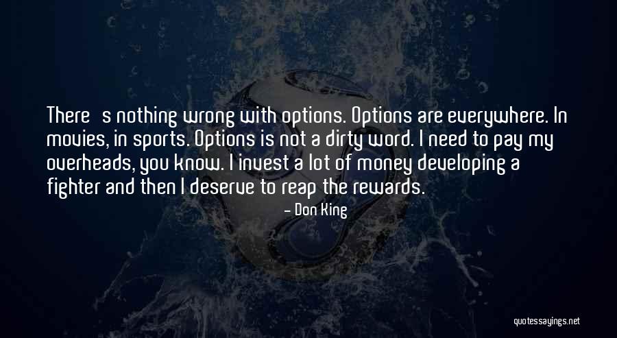 Options To Pay Quotes By Don King Options To Pay Quotes By Don King
