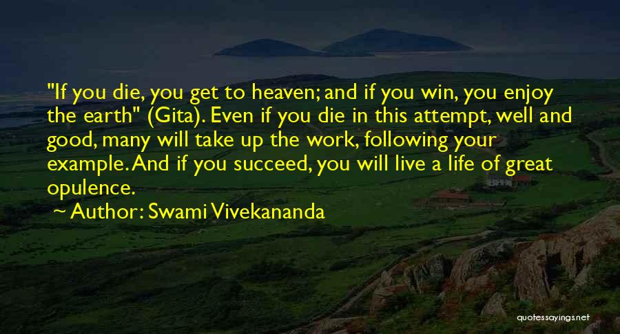 Opulence Quotes By Swami Vivekananda