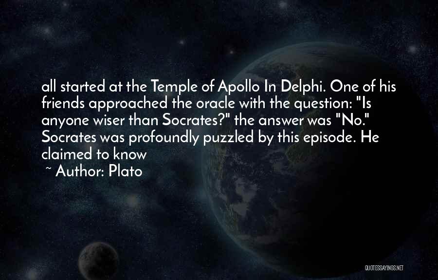 Oracle At Delphi Quotes By Plato