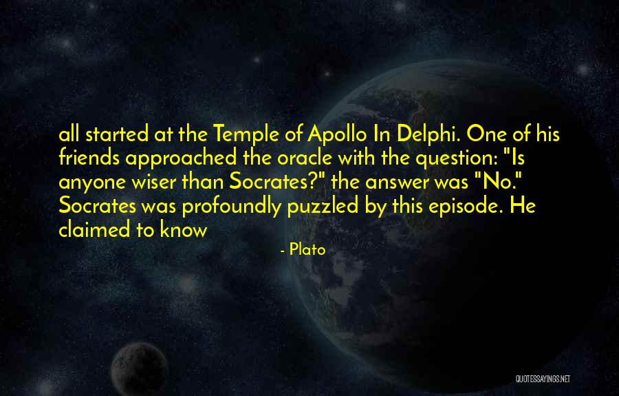 Oracle Of Delphi Quotes By Plato