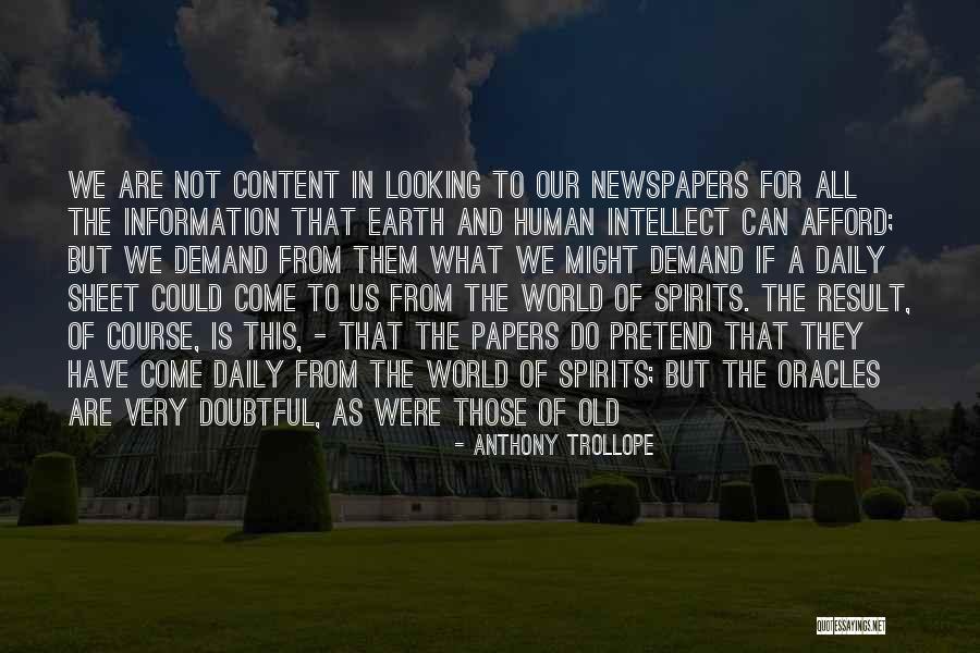 Oracles Quotes By Anthony Trollope Oracles Quotes By Anthony Trollope
