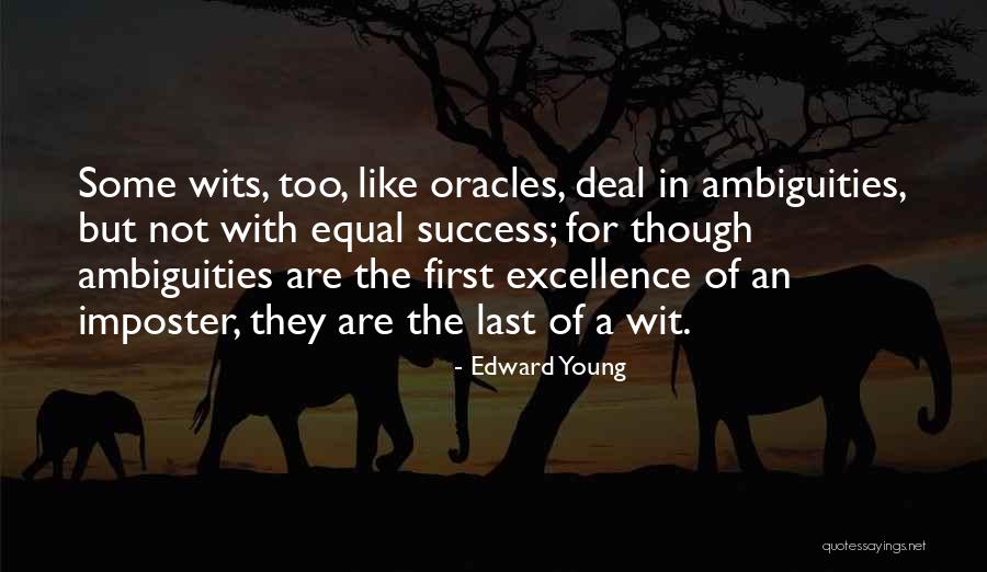 Oracles Quotes By Edward Young Oracles Quotes By Edward Young