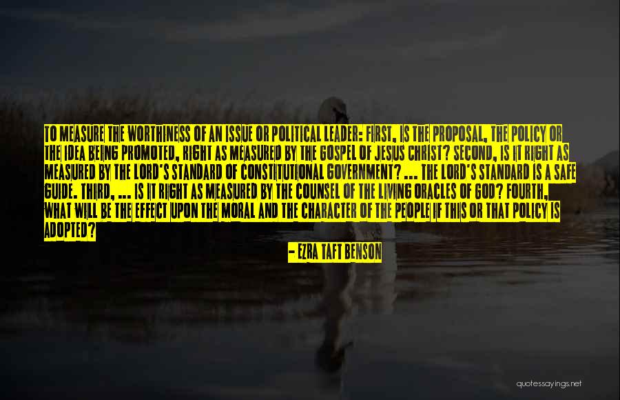 Oracles Quotes By Ezra Taft Benson Oracles Quotes By Ezra Taft Benson