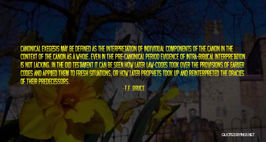 Oracles Quotes By F.F. Bruce Oracles Quotes By F.F. Bruce