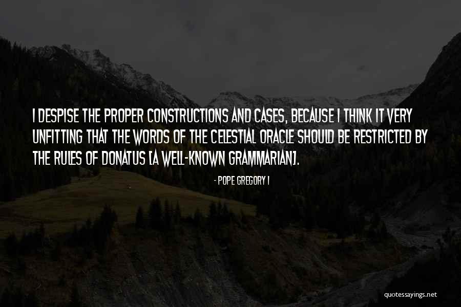 Oracles Quotes By Pope Gregory I Oracles Quotes By Pope Gregory I
