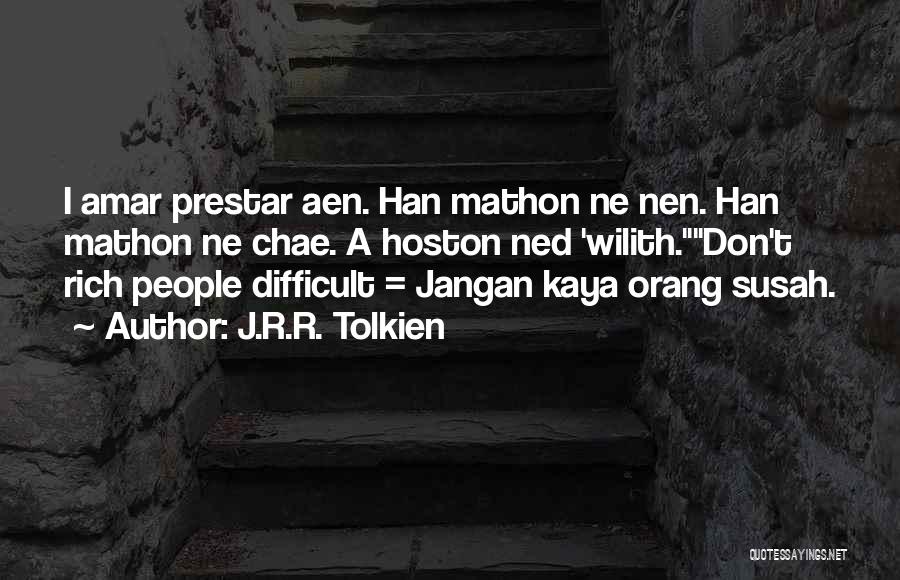 Orang Quotes By J.R.R. Tolkien