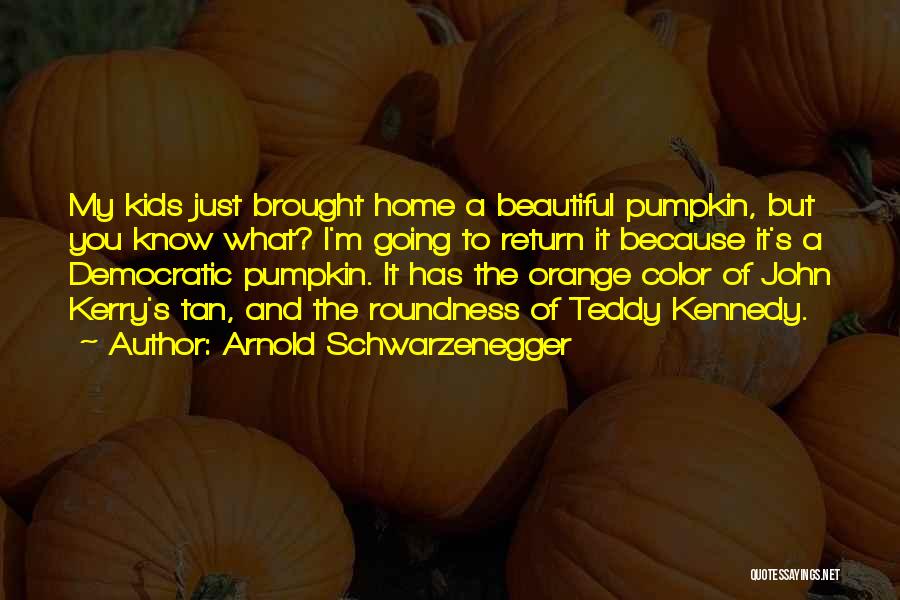 Orange Color Quotes By Arnold Schwarzenegger