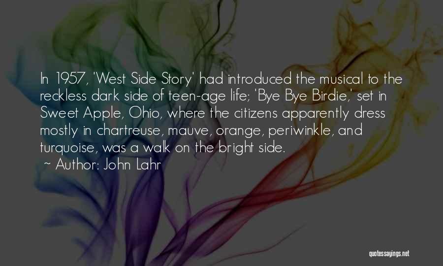 Orange Dress Quotes By John Lahr