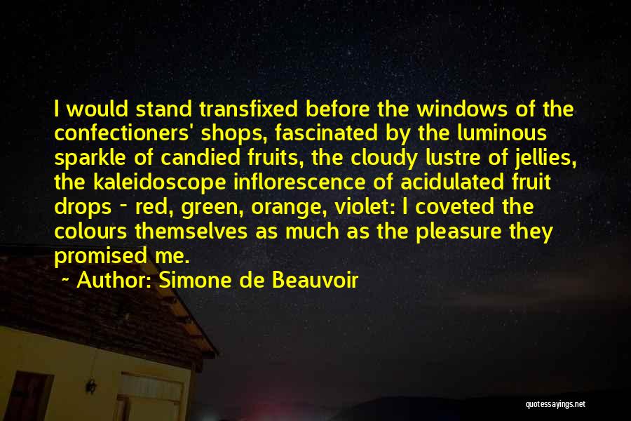 Orange Fruit Quotes By Simone De Beauvoir