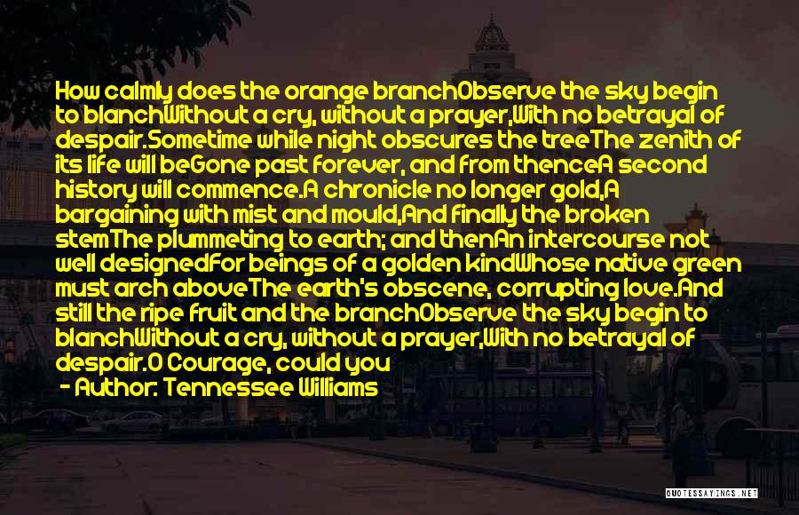 Orange Fruit Quotes By Tennessee Williams