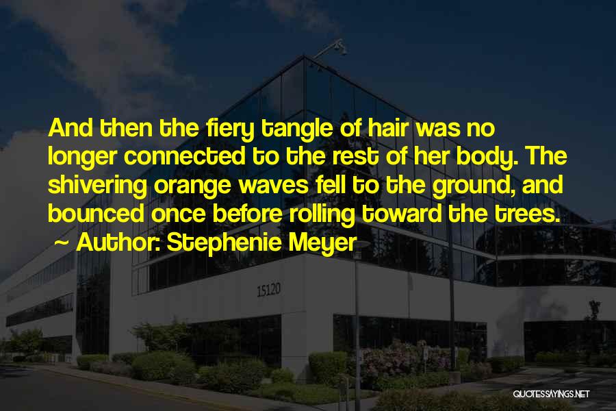 Orange Hair Quotes By Stephenie Meyer