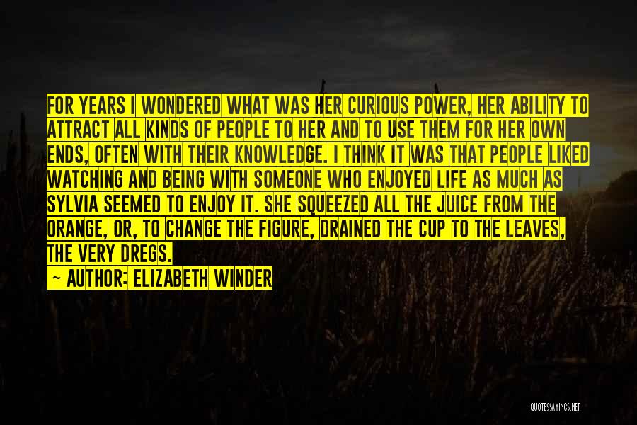 Orange Leaves Quotes By Elizabeth Winder