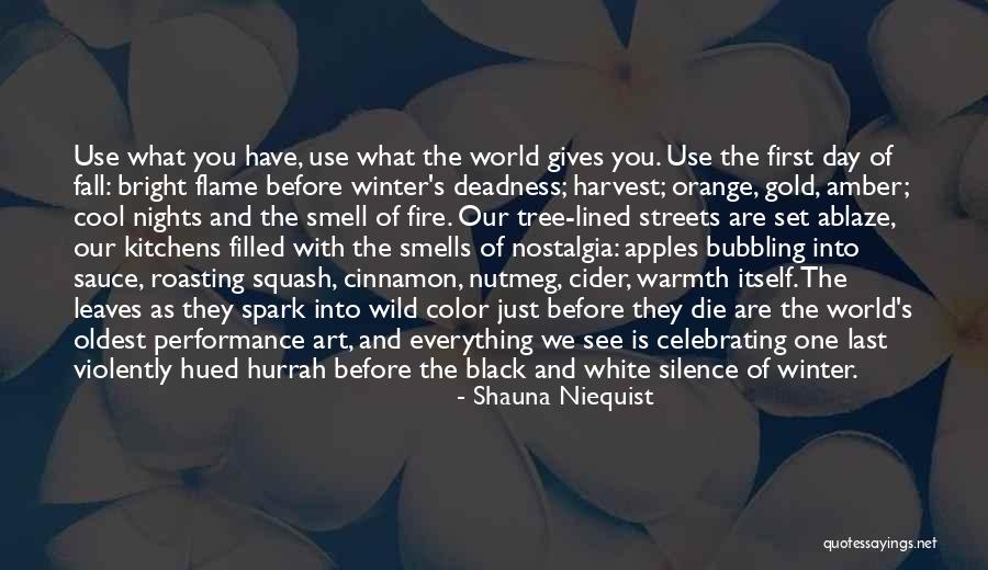 Orange Leaves Quotes By Shauna Niequist