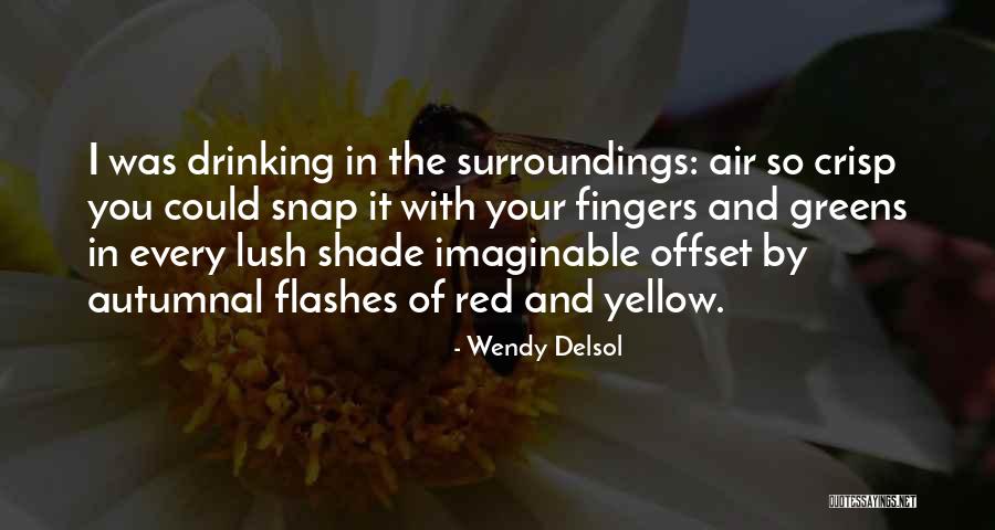 Orange Leaves Quotes By Wendy Delsol