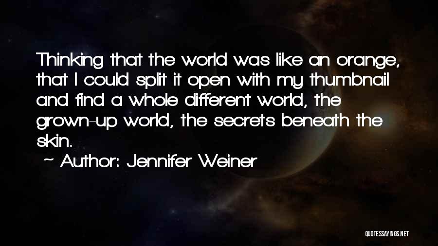 Orange Quotes By Jennifer Weiner