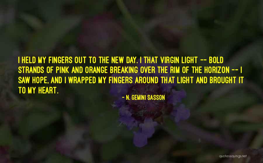 Orange Quotes By N. Gemini Sasson Orange Quotes By N. Gemini Sasson