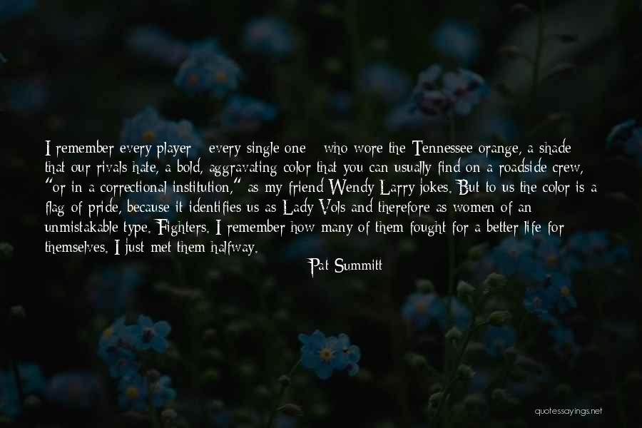 Orange Quotes By Pat Summitt Orange Quotes By Pat Summitt