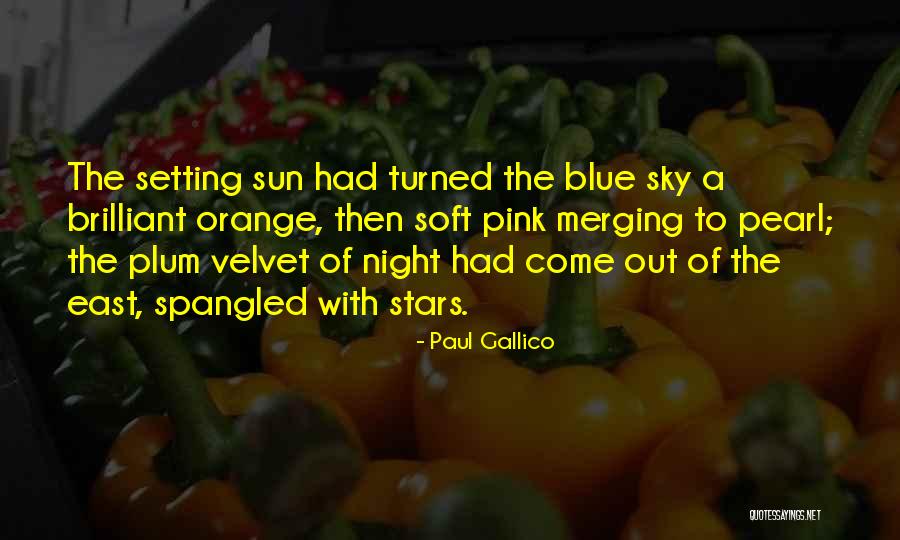 Orange Sky At Night Quotes By Paul Gallico Orange Sky At Night Quotes By Paul Gallico