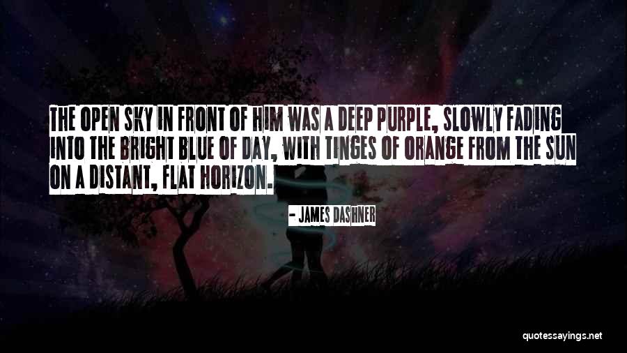 Orange Sky Quotes By James Dashner