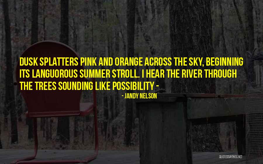 Orange Sky Quotes By Jandy Nelson