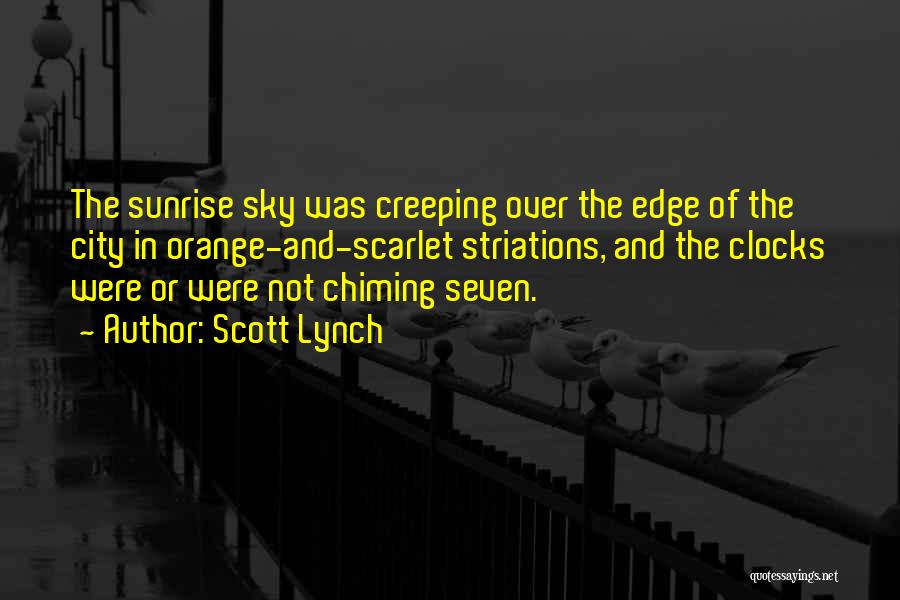 Orange Sky Quotes By Scott Lynch