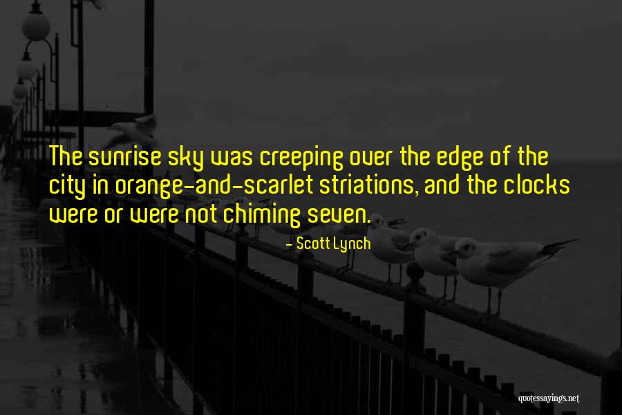 Orange Sky Quotes By Scott Lynch