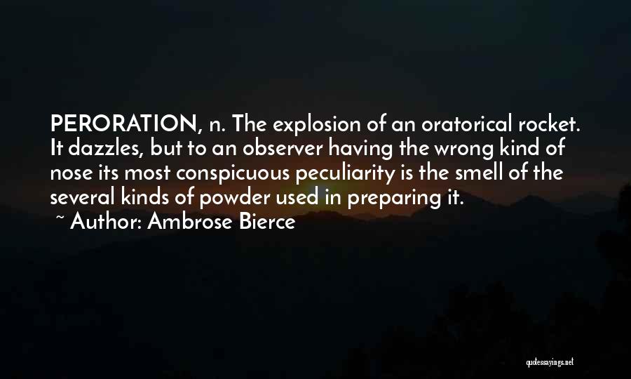 Oratorical Quotes By Ambrose Bierce