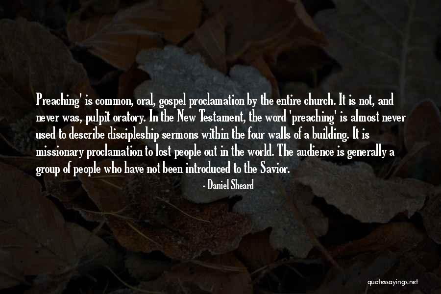 Oratory Quotes By Daniel Sheard