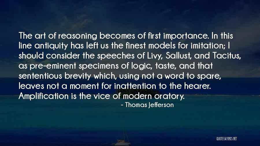 Oratory Quotes By Thomas Jefferson