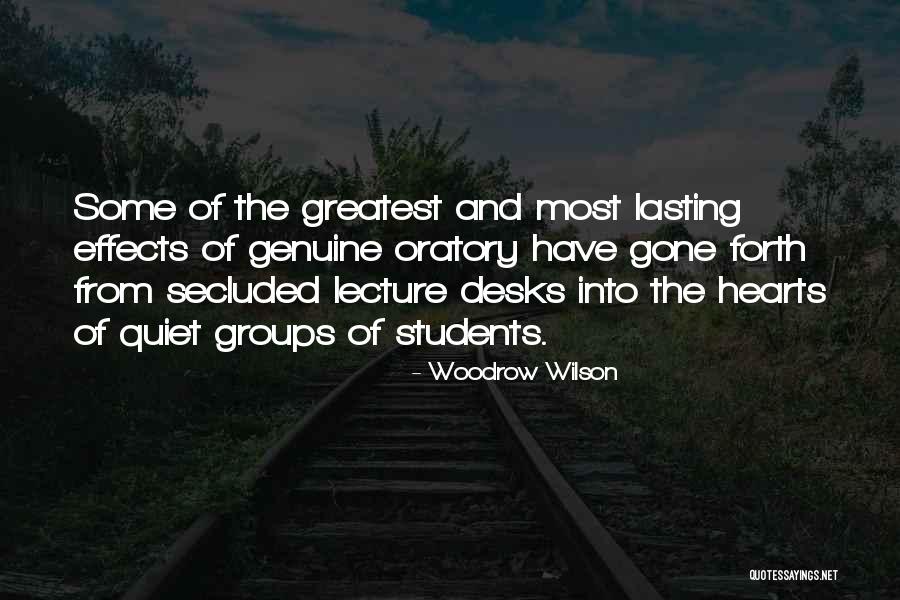 Oratory Quotes By Woodrow Wilson