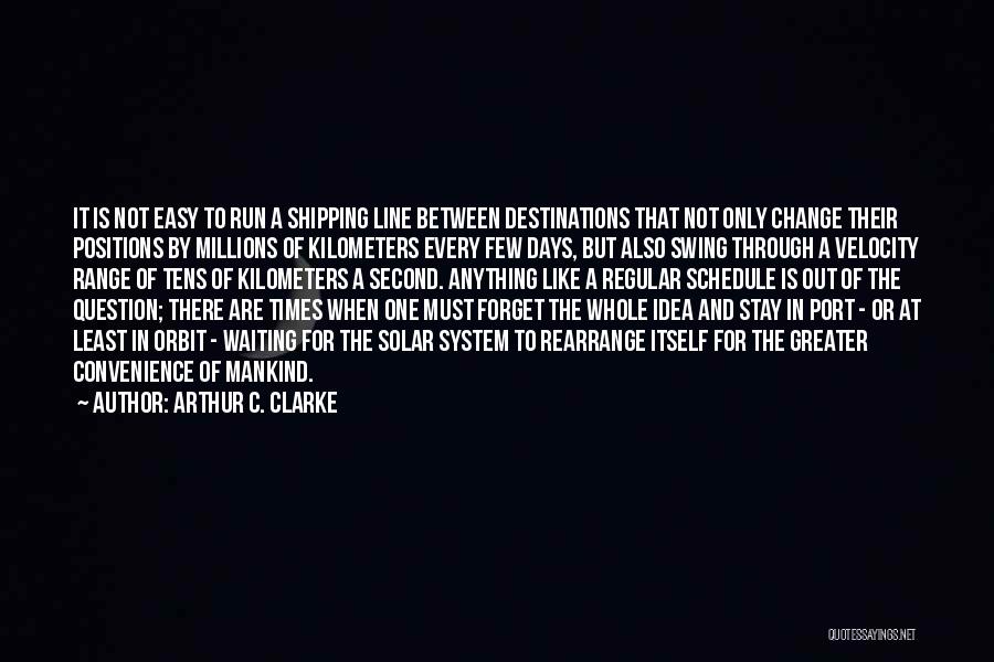 Orbit Quotes By Arthur C. Clarke