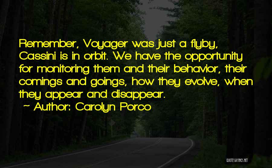 Orbit Quotes By Carolyn Porco