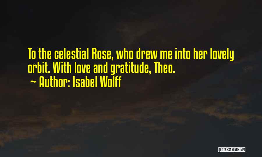 Orbit Quotes By Isabel Wolff