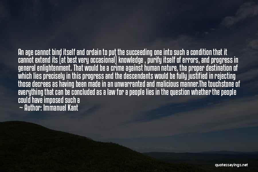 Ordain Quotes By Immanuel Kant