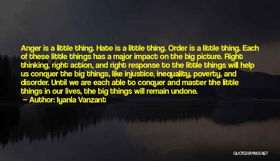 Order And Disorder Quotes By Iyanla Vanzant