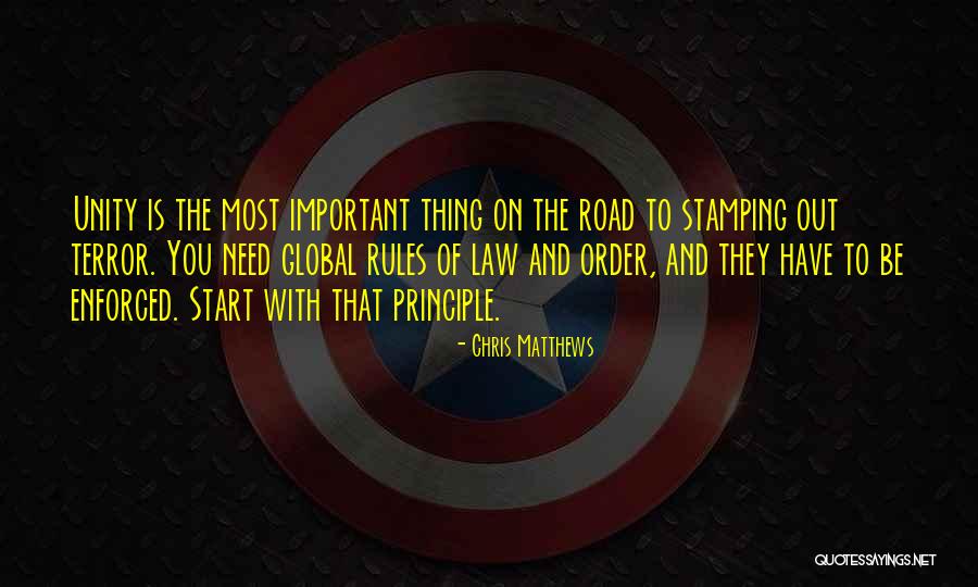 Order And Rules Quotes By Chris Matthews Order And Rules Quotes By Chris Matthews