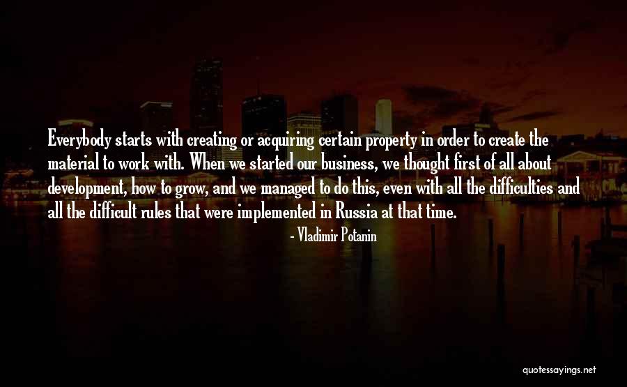 Order And Rules Quotes By Vladimir Potanin Order And Rules Quotes By Vladimir Potanin