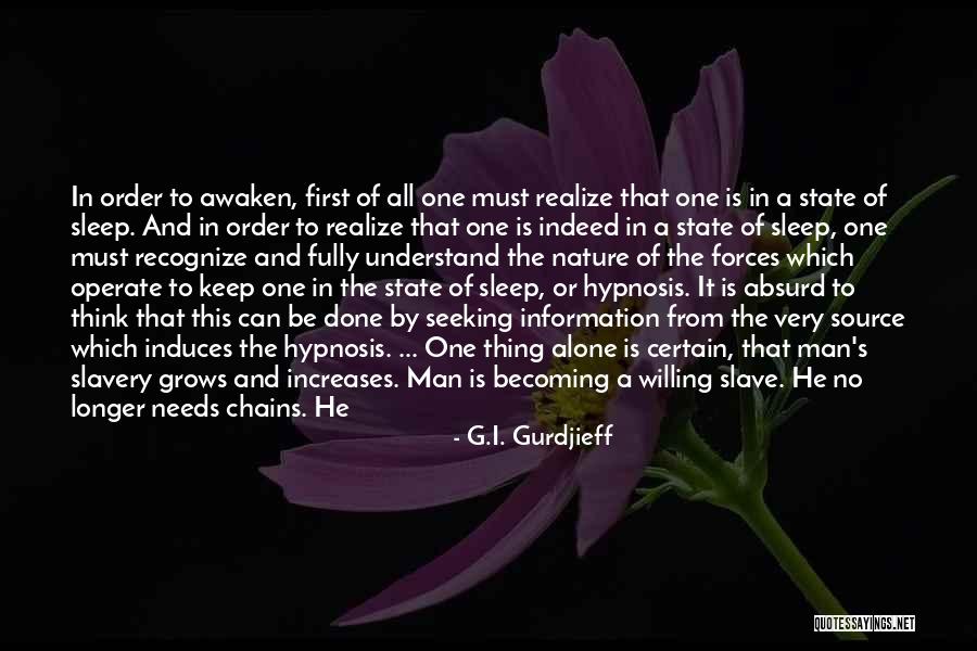 Order In Nature Quotes By G.I. Gurdjieff