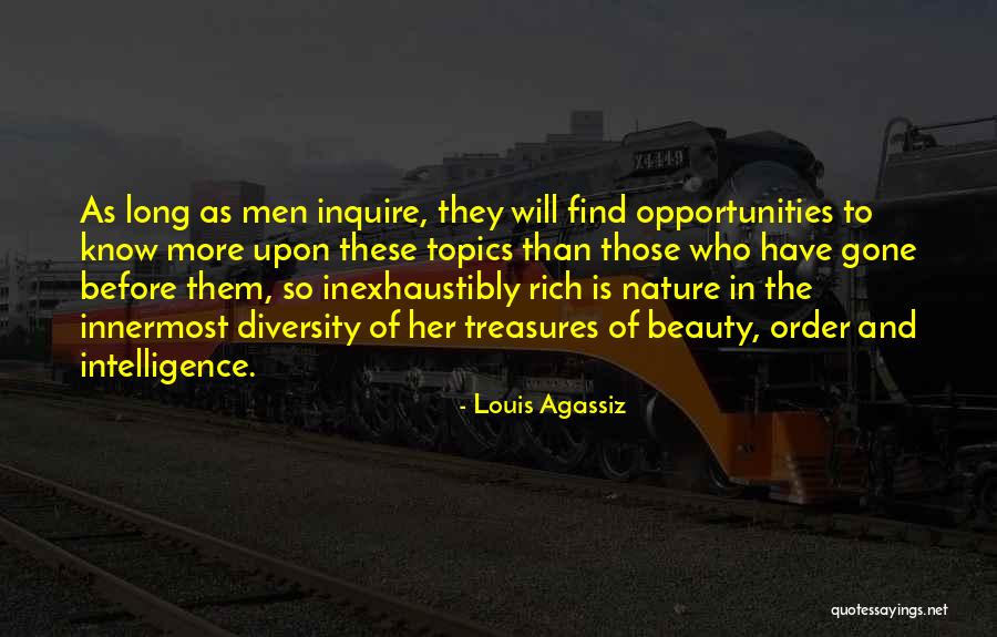 Order In Nature Quotes By Louis Agassiz Order In Nature Quotes By Louis Agassiz