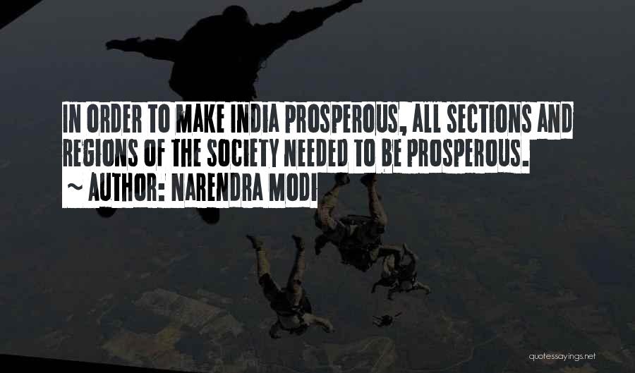 Order In Society Quotes By Narendra Modi