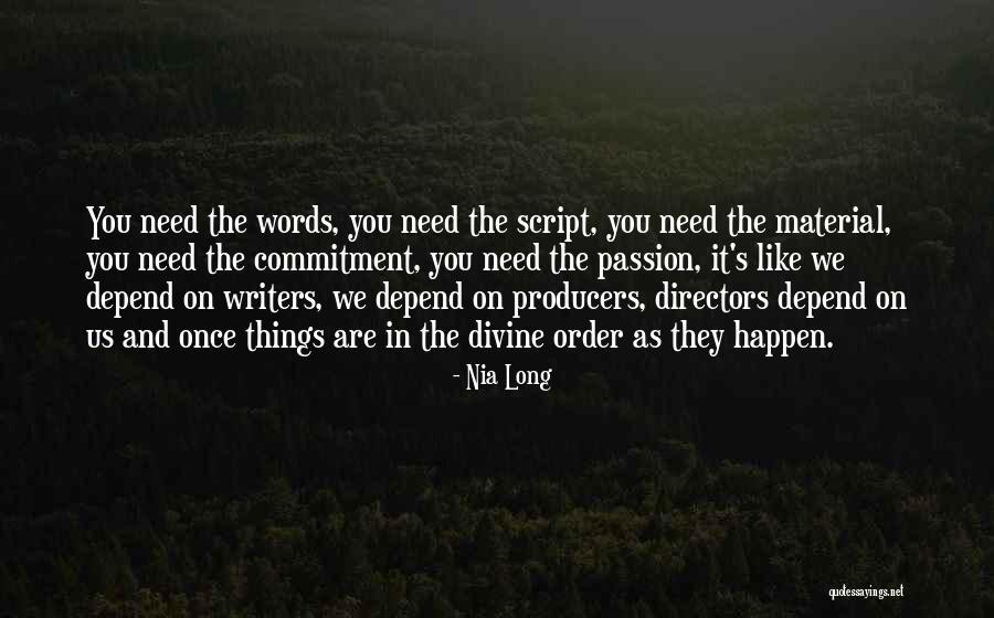 Order The Words Quotes By Nia Long Order The Words Quotes By Nia Long