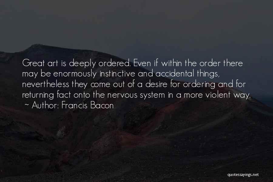 Ordering Quotes By Francis Bacon