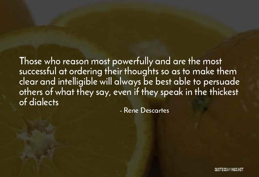 Ordering Quotes By Rene Descartes