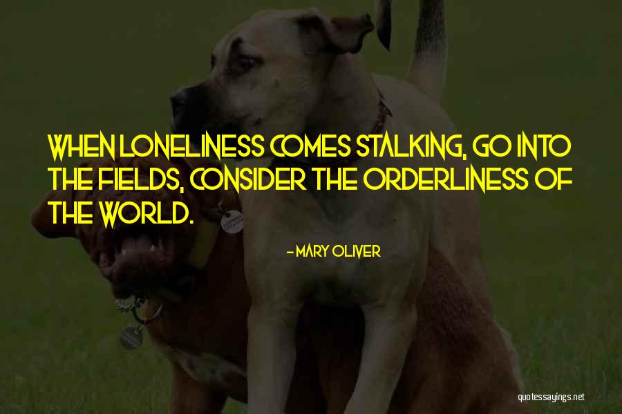Orderliness Quotes By Mary Oliver Orderliness Quotes By Mary Oliver